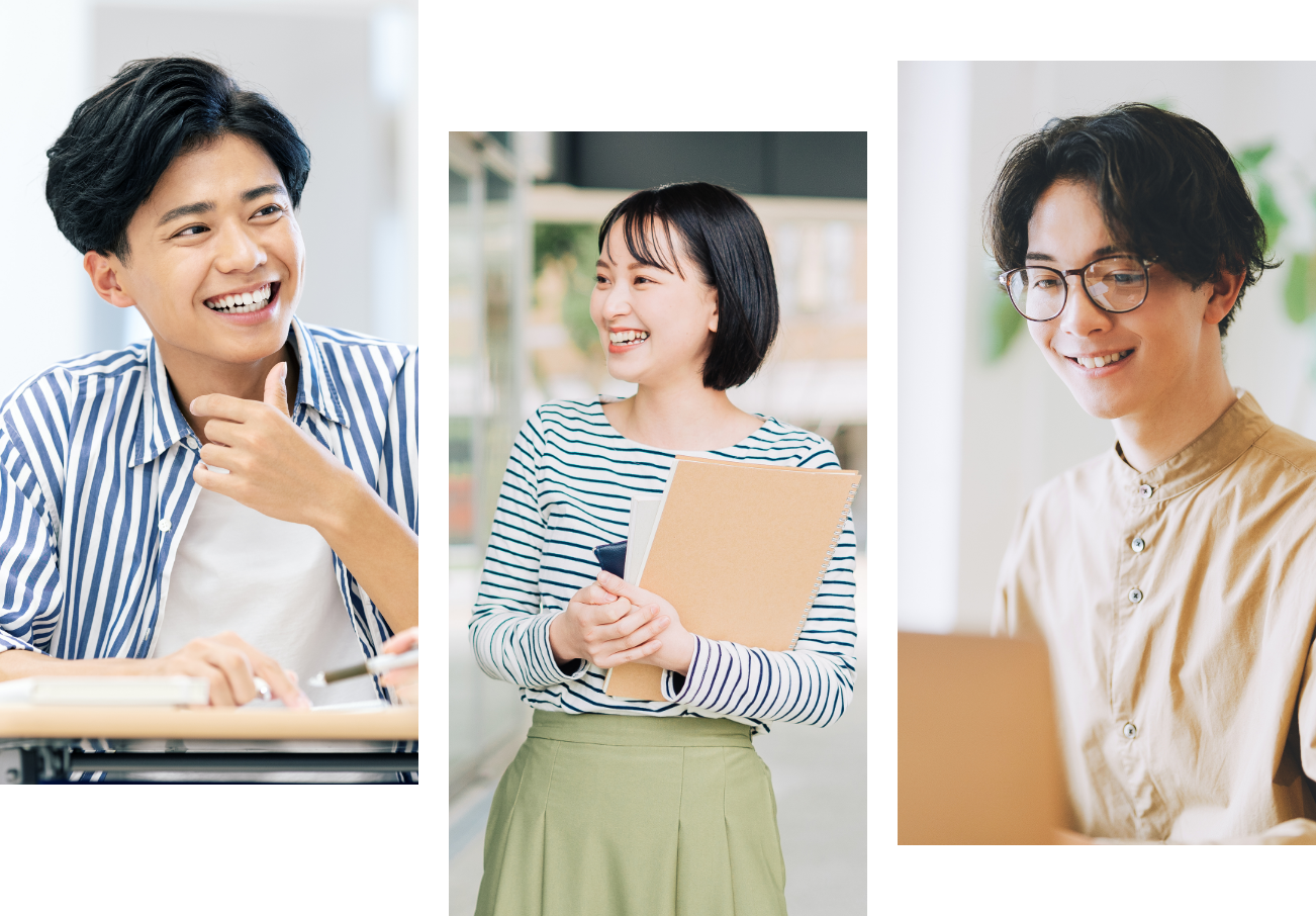 講師の３人がそれぞれ写っている画像